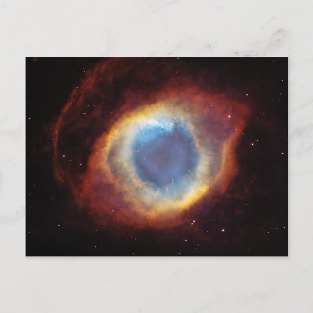 Postal El Helix Nebula NGC 7293 Caldwell 63 (Anverso)