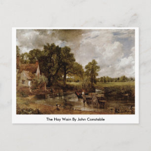 Postal El Heno Ganado Por John Constable