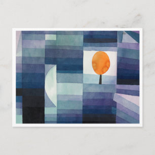 Postal El Heraldo de Otoño (1922) por Paul Klee