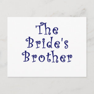 Postal El hermano de las novias