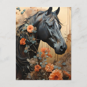 Postal El hermoso caballo