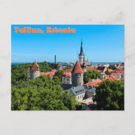 Postal El hermoso casco antiguo de Tallín Estonia