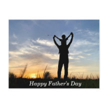 El hermoso Día del Padre del Amanecer Blanco Azul 