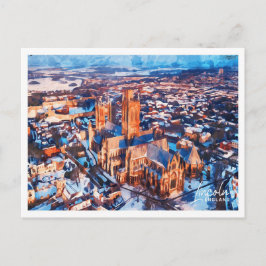 Postal El hermoso paisaje acuático de Lincoln England