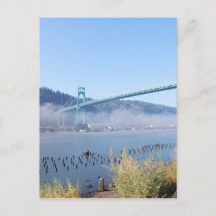 Postal El hermoso puente St. Johns