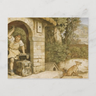 Postal El herrero de Ruhla, c.1854-55