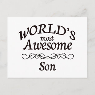 Postal El hijo más asombroso del mundo