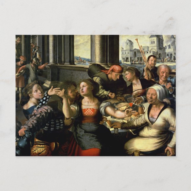 Postal El hijo pródigo, 1536 (Anverso)