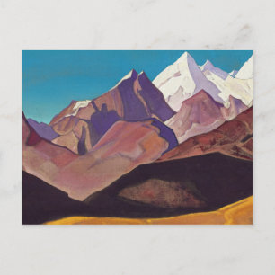 Postal El Himalaya, 1932 por Nicholas Roerich