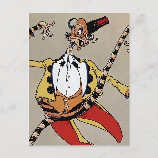 Postal “El HM Woggle-Bug TE” de John R Neill (Anverso)