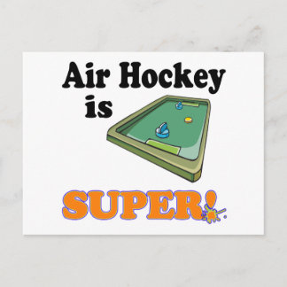 Postal el hockey sobre aire es super