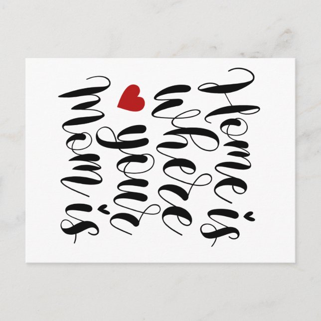 Postal El hogar es donde tu mamá es el día de la madre |  (Anverso)