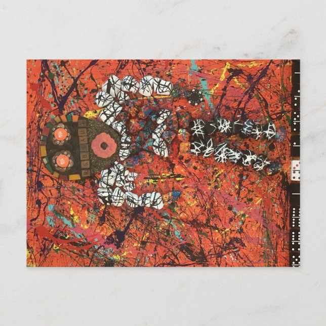 Postal El hombre (Anverso)