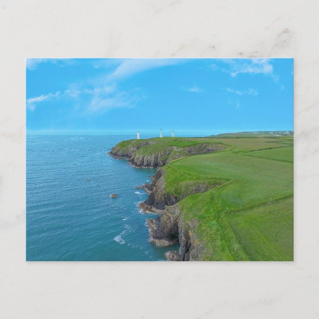 Postal El hombre del metal (Anverso)