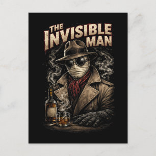 Postal El hombre invisible