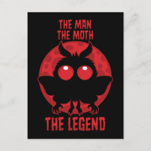 Postal El Hombre, La Polilla, La Leyenda - Mothman Mítico