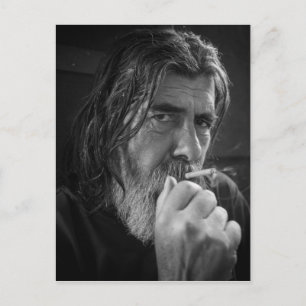 POSTAL EL HOMBRE QUE FUMA