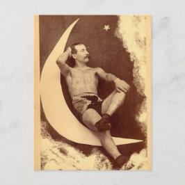 Postal El Hombre Tatuado En La Luna