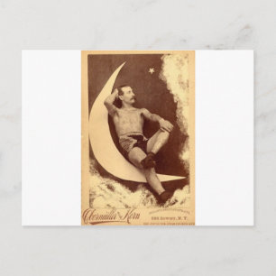 Postal El Hombre Tatuado En La Luna