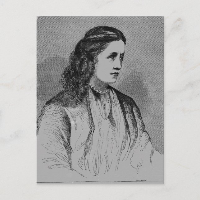 Postal El Honorable. Sra. Yelverton (Anverso)