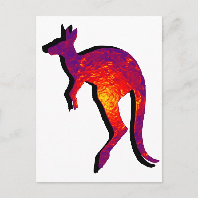 POSTAL EL HOP DE KANGAROOS (Anverso)