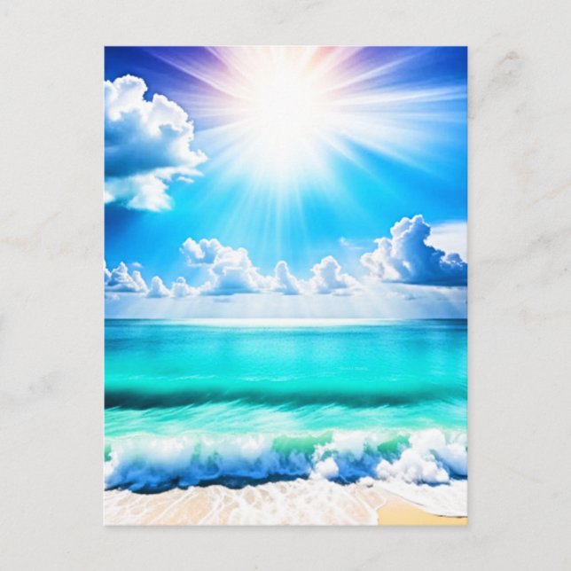 Postal El horizonte (Anverso)