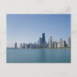 Postal El horizonte de Chicago