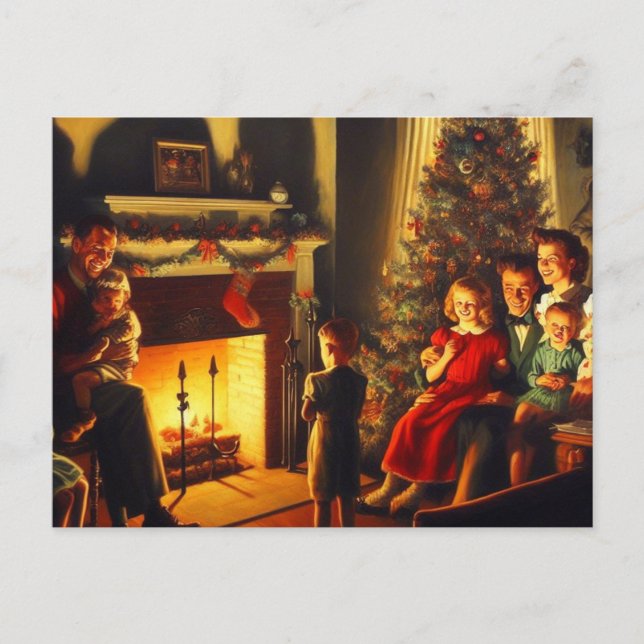 Postal El horror de los Navidades (Anverso)