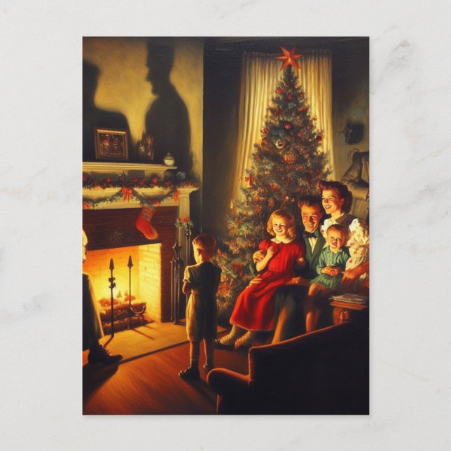 Postal El horror de los Navidades (Anverso)