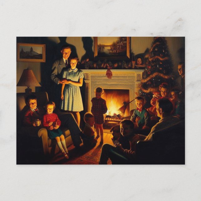 Postal El horror de los Navidades (Anverso)