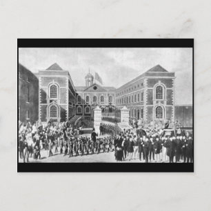 Postal El hospital Blue-Coat, Liverpool, 1843