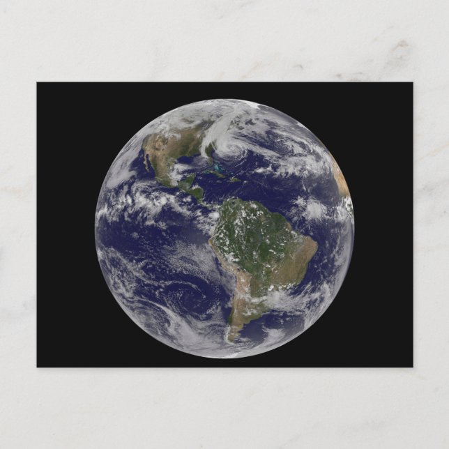 Postal El huracán Sandy a lo largo de la costa este de EE (Anverso)