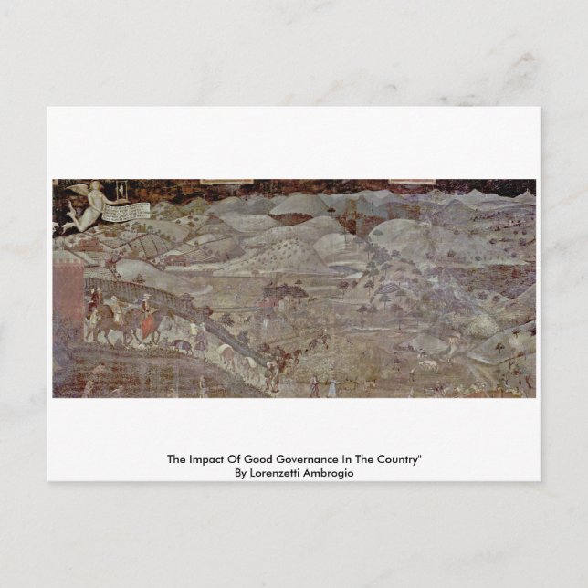 Postal El Impacto De La Buena Gobernanza En El País (Anverso)