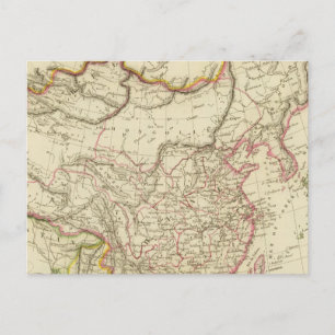 Postal El imperio chino y Japón