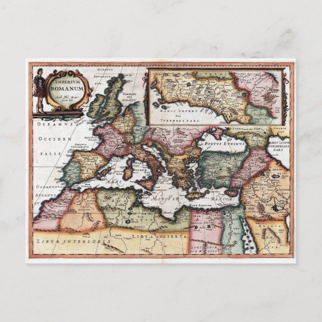 Postal El Imperio Romano (Anverso)