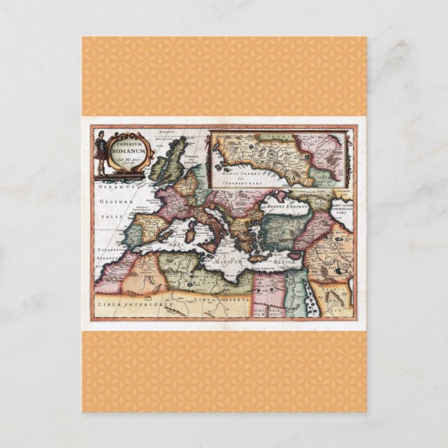 Postal El Imperio Romano (Anverso)