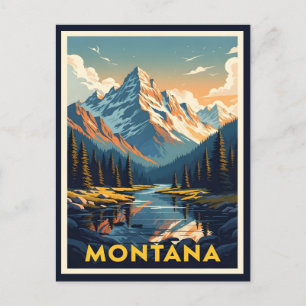 Postal El impresionante paisaje de Montana