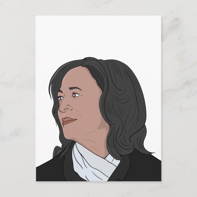 Postal El increíble Kamala Harris (Anverso)