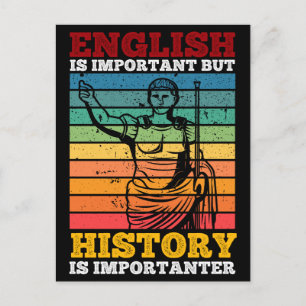Postal El inglés es importante pero la historia es import