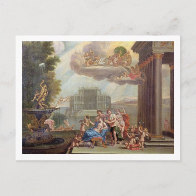 Postal El inodoro de Venus, siglo XVIII (Anverso)