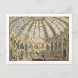 Postal El interior de las caballerizas, de 'Vistas al río