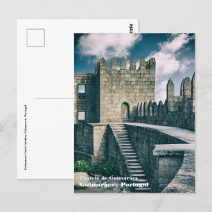 Postal El interior del castillo de Guimaraes. Guimaraes,