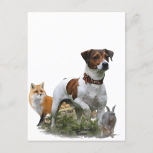 Postal El Jack Russell Terrier, el arte