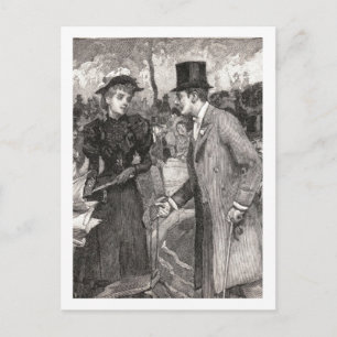 Postal El jardín, cerca de Stanhope