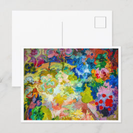 Postal El jardín de flores | Carl Lohse |