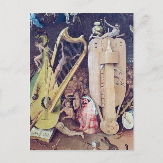 Postal El Jardín de las Delicias Terrestres (Anverso)