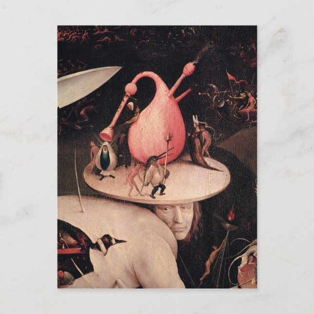 Postal El Jardín de las Delicias Terrestres 2 (Anverso)