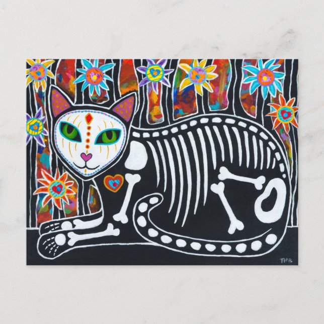 Postal El Jardín de las Flores (Anverso)