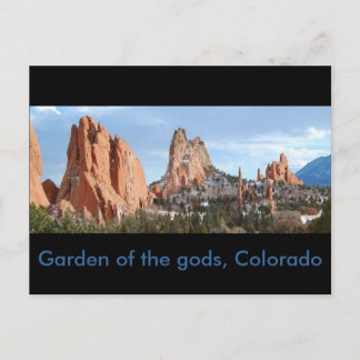 Postal El Jardín de los dioses, el Jardín de los dioses, 