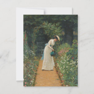 Postal El jardín de mi señora Leighton